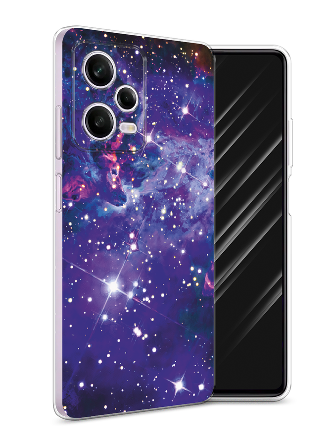 

Чехол Awog на Xiaomi Redmi Note 12 Pro "Яркая галактика", Фиолетовый, 317050-4