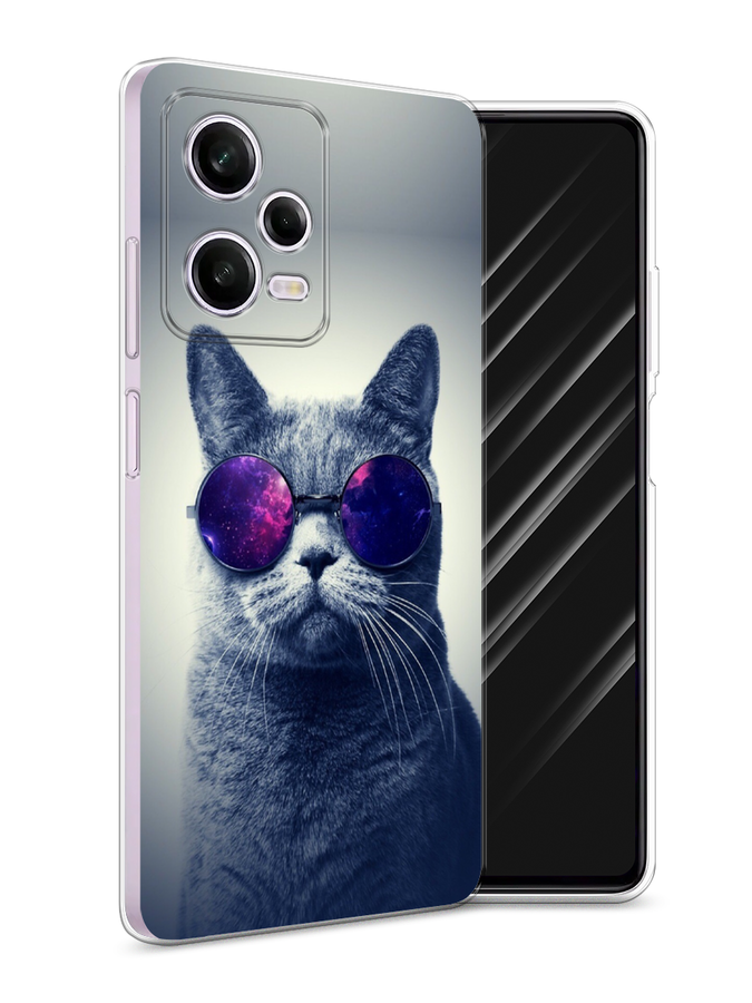 

Чехол Awog на Xiaomi Redmi Note 12 Pro "Космический кот", Красный, 317050-1