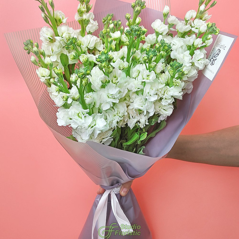 

Букет Studio Floristic "Сиреневая Маттиола", 40 см, Маттиола