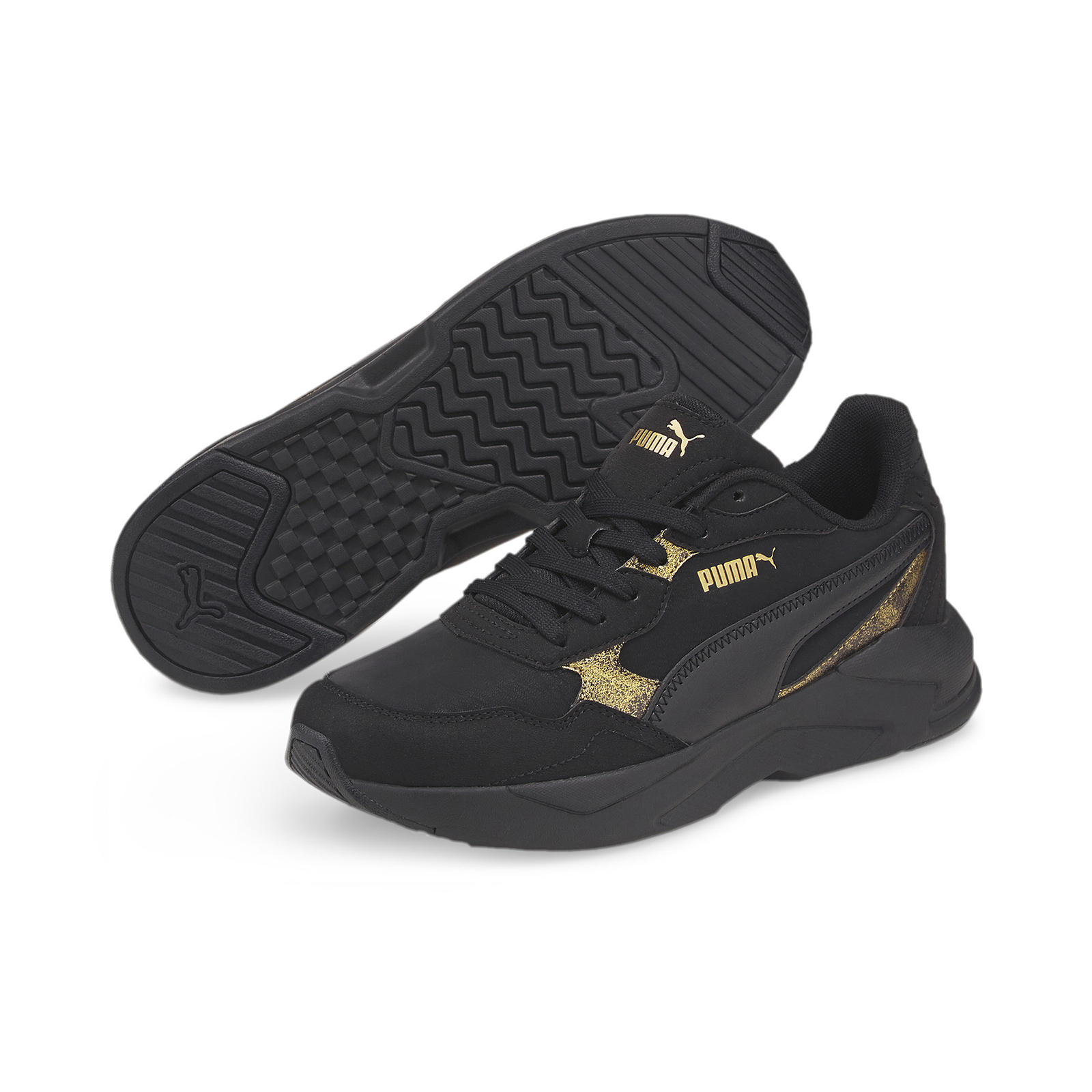 

Кроссовки женские PUMA X-Ray Speed Lite Wns Raw Metallics черные 8 UK, X-Ray Speed Lite Wns Raw Metallics