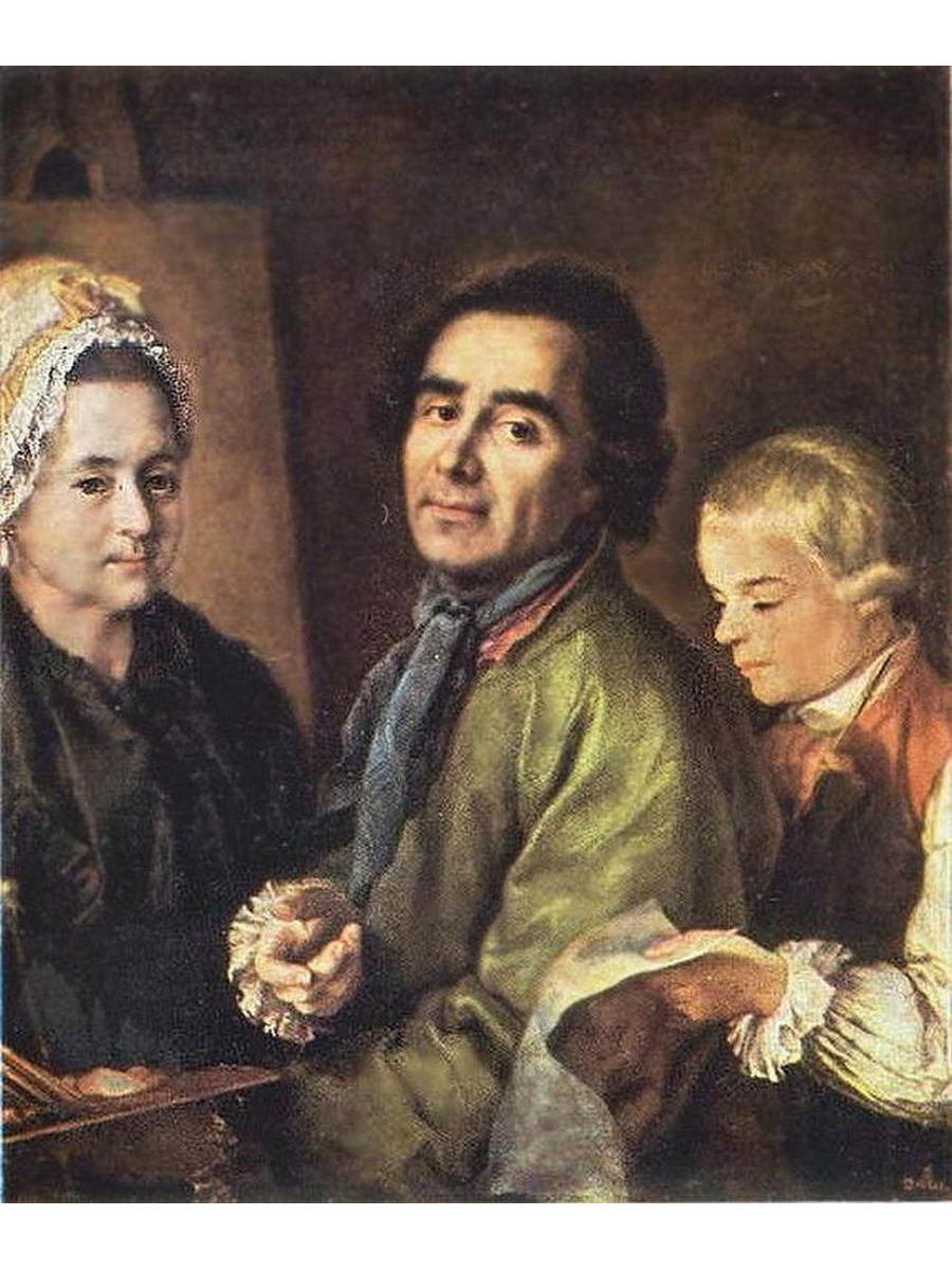 

Постер DRABS A3 Антропов Алексей Петрович А.П.Антропов с сыном перед портретом жены