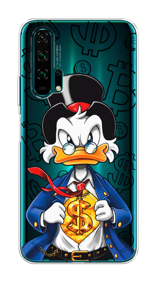 

Чехол на Honor 20 Pro "Scrooge Goldman", Черный;белый;синий, 69350-1