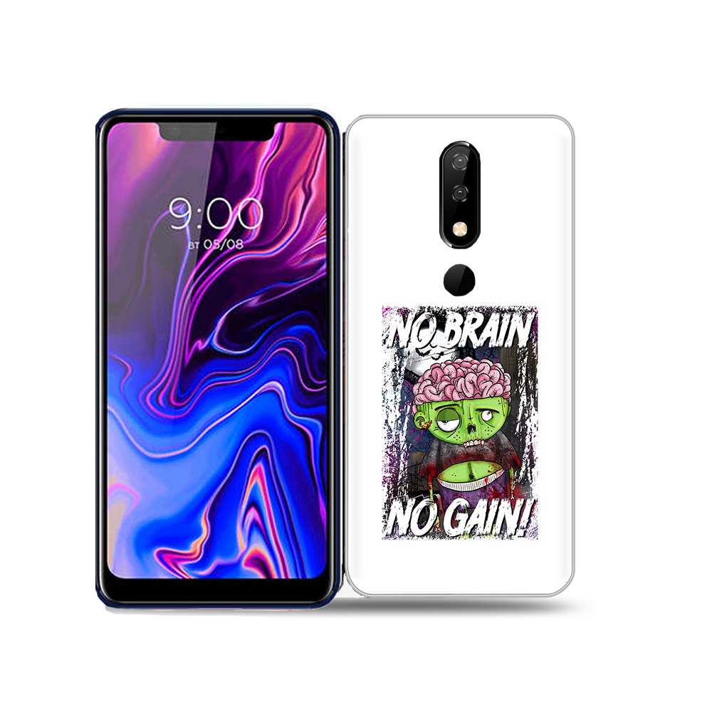 

Чехол MyPads Tocco для BQ 5732L глупый зомби, Прозрачный, Tocco