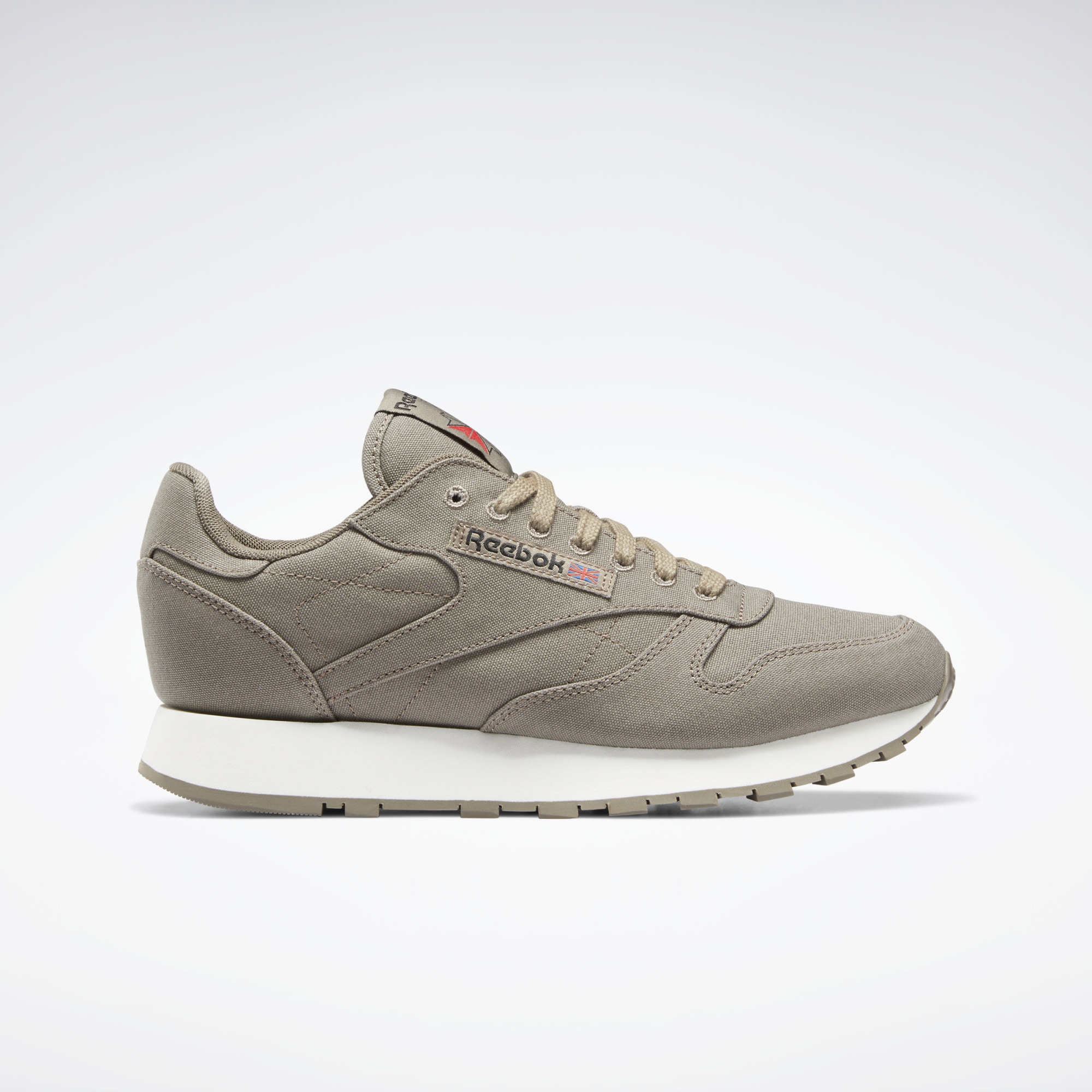 фото Кроссовки мужские reebok classic leather grow серые 11.5 us