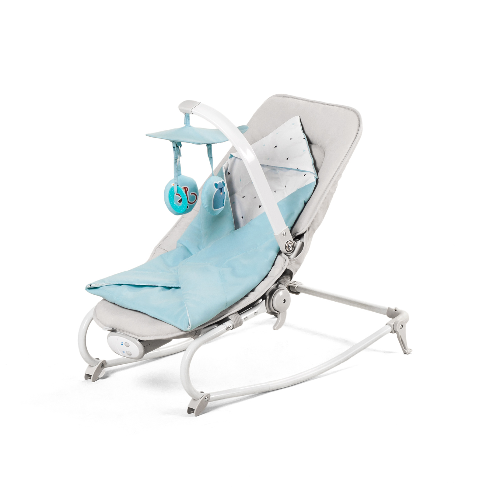 фото Шезлонг kinderkraft felio light blue