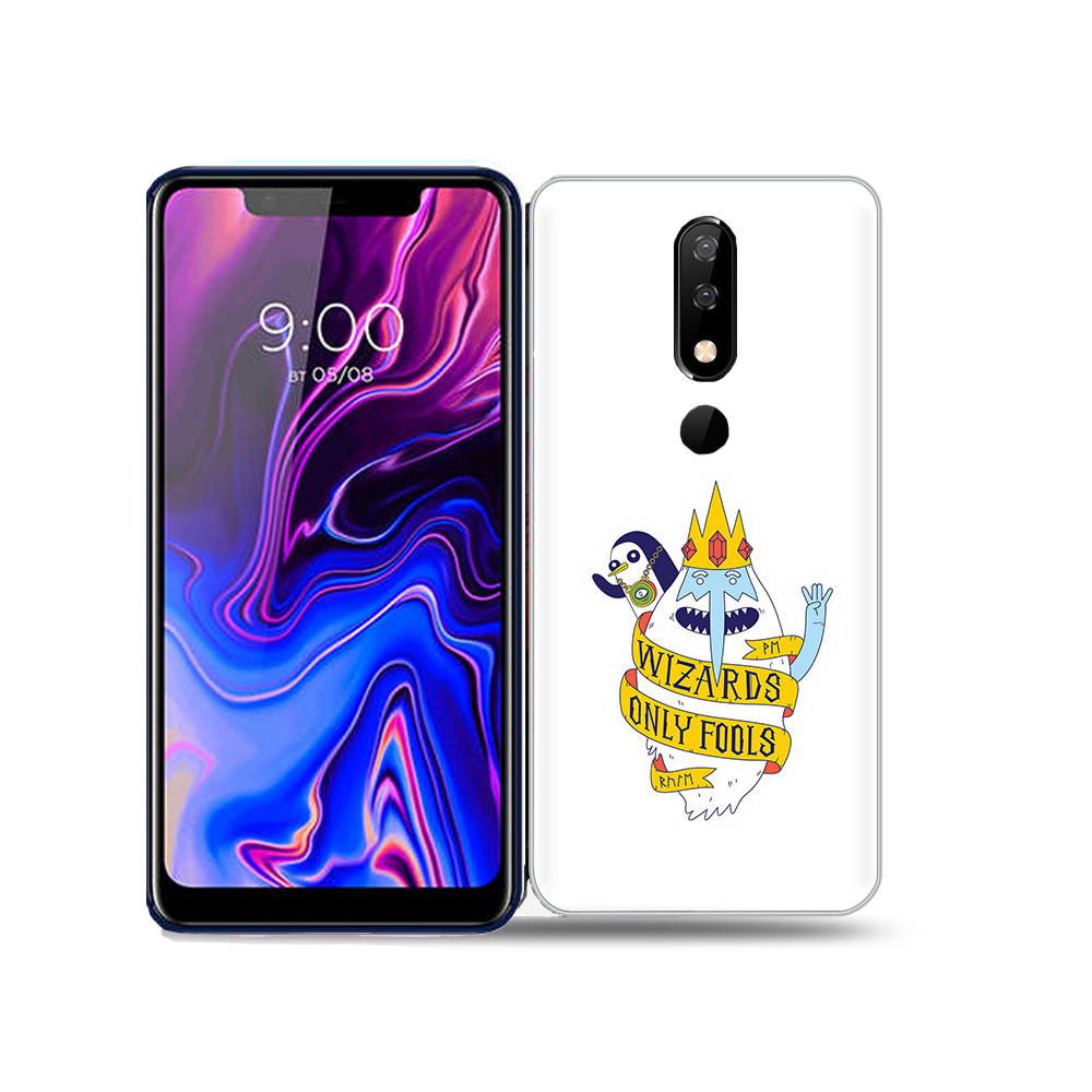 

Чехол MyPads Tocco для BQ 5732L время приключений снежный король, Прозрачный, Tocco