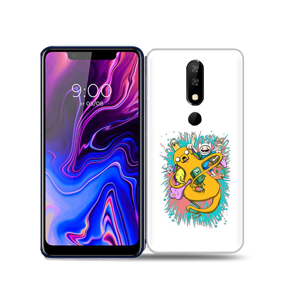

Чехол MyPads Tocco для BQ 5732L время приключений рисунок, Прозрачный, Tocco