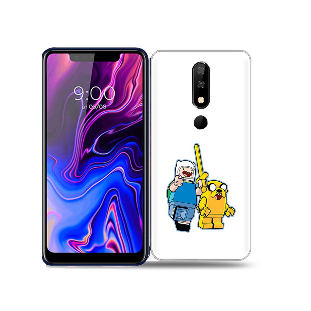 

Чехол MyPads Tocco для BQ 5732L время приключений лего, Прозрачный, Tocco
