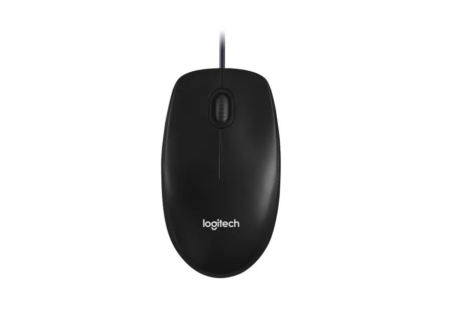 Проводная мышь Logitech M100 Black черный (M100)