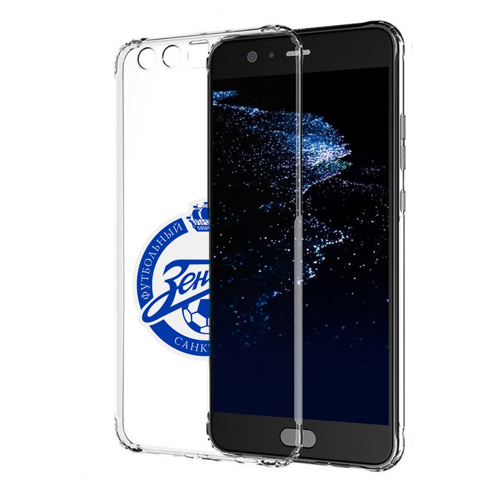 

Чехол бампер MyPads Зенит-фк для Huawei P10 Plus противоударный, Прозрачный, Tocco