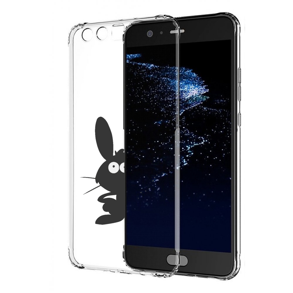 

Чехол бампер MyPads Заяц для Huawei P10 Plus противоударный, Прозрачный, Tocco
