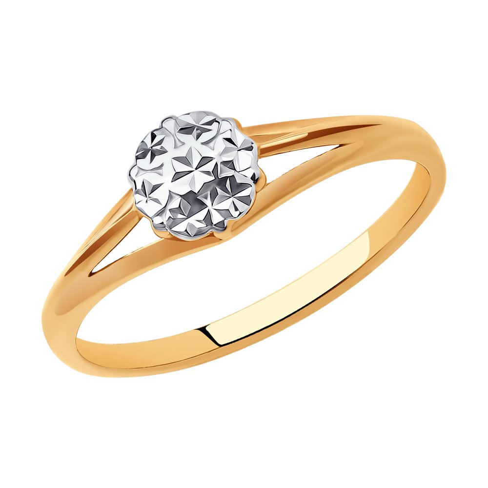 

Кольцо Diamant из золота с родированием женское 51-110-01031-1 17,5
