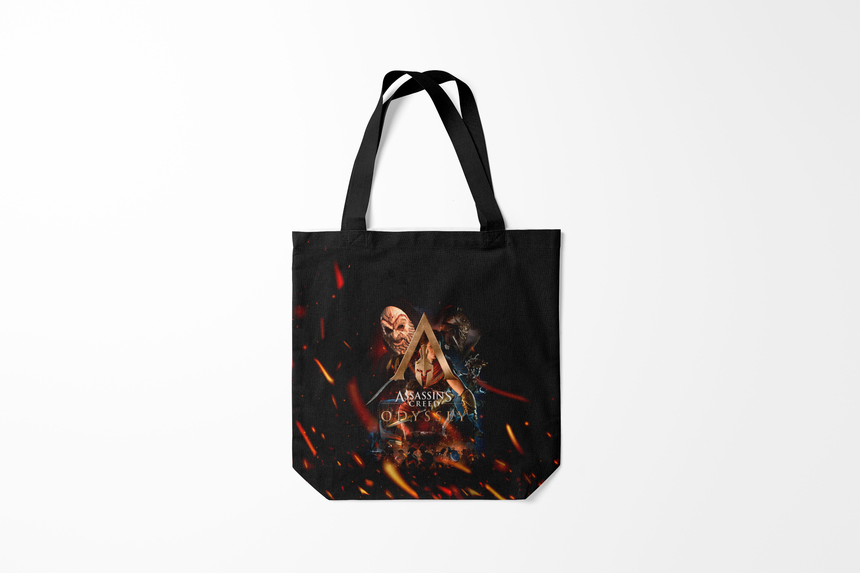 

Сумка шoппер унисекс Burnettie ASSASSINS CREED, черный, ASSASSINS CREED