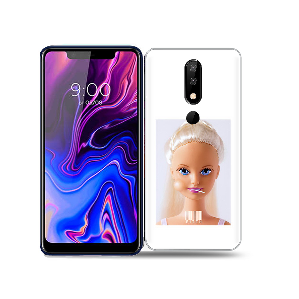 

Чехол MyPads Tocco для BQ 5732L барби, Прозрачный, Tocco