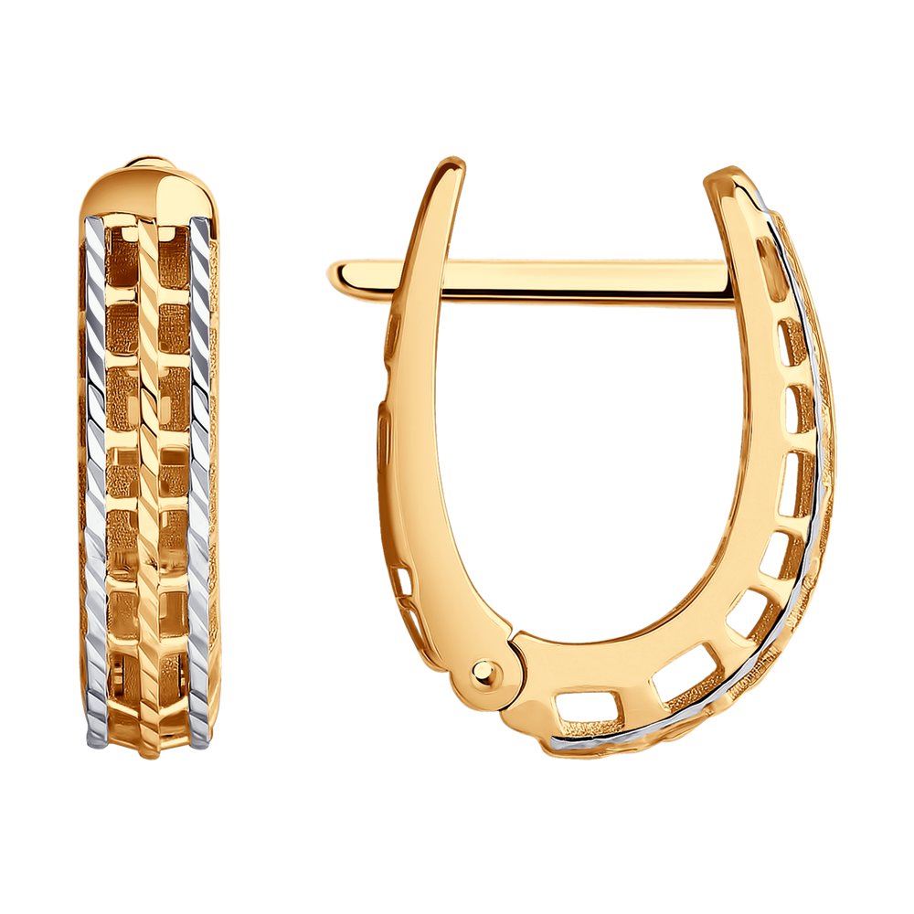 

Серьги женские из золота SOKOLOV 029300, без вставки, 029300
