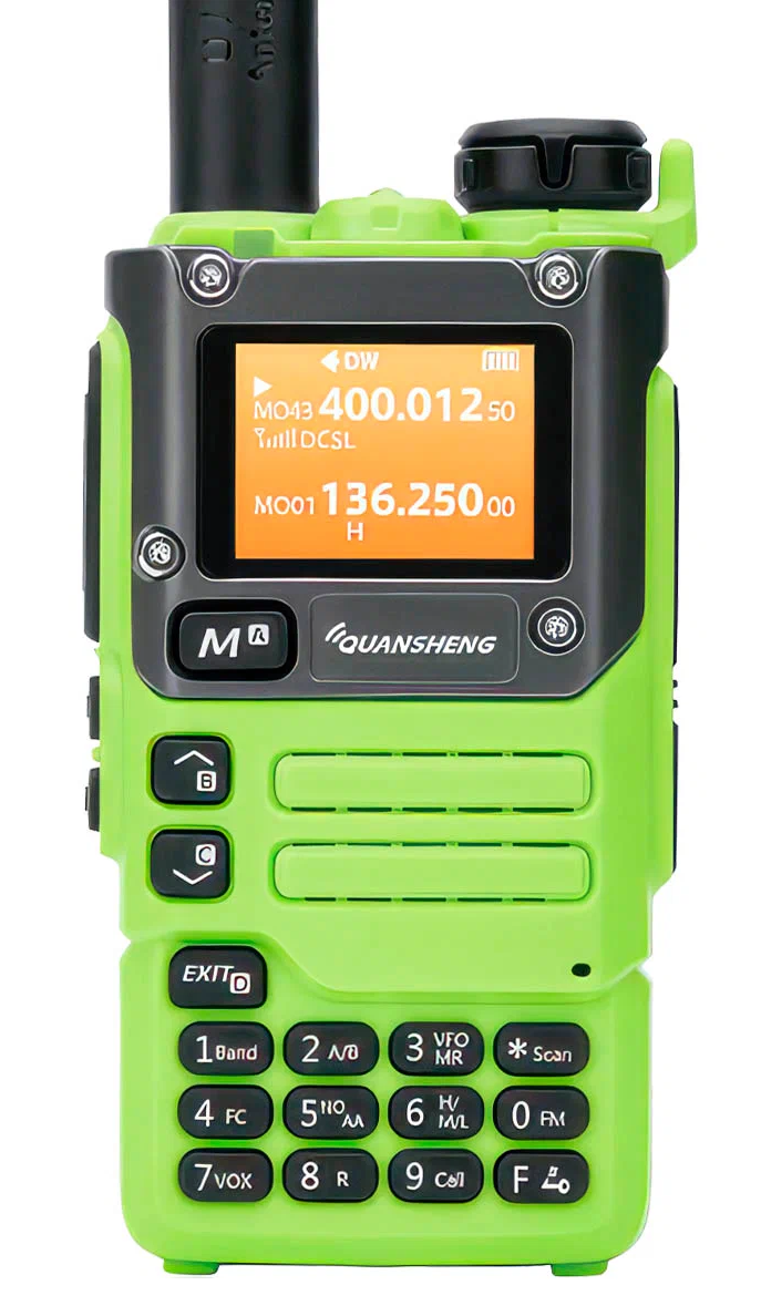 

Портативная радиостанция Quansheng UV-K5 8 зеленая, Зеленый, UV-K5 (8)