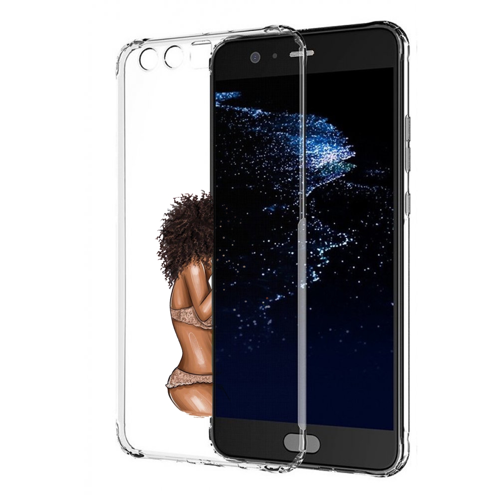 Чехол бампер MyPads Девушка-с-пирожными женский для Huawei P10 P