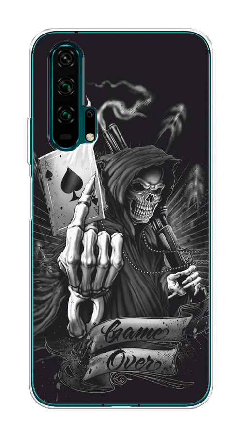 

Чехол на Honor 20 Pro "Игра закончена", Черный;серый, 69350-1