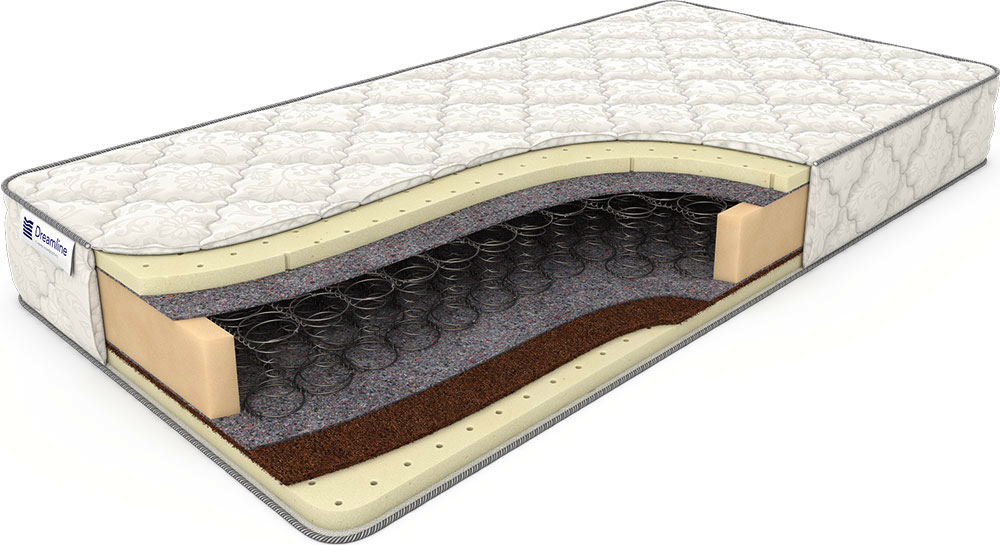 

Матрас Дримлайн SleepDream Soft BS-120 60х200х21, Белый, SleepDream Soft BS-120