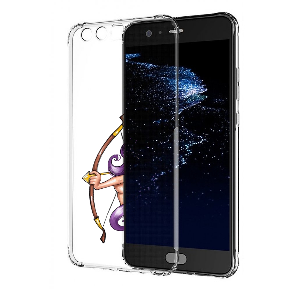 

Чехол бампер MyPads Девушка-Стрелец женский для Huawei P10 Plus, Прозрачный, Tocco
