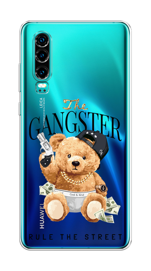 

Чехол на Huawei P30 "The Gangster", Бежевый;серый;черный, 68550-6