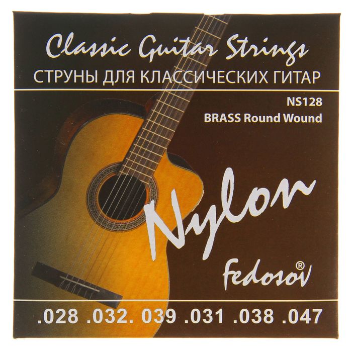 

Струны BRASS Round Wound ( .028 - .047 нейлон латунная навивка)