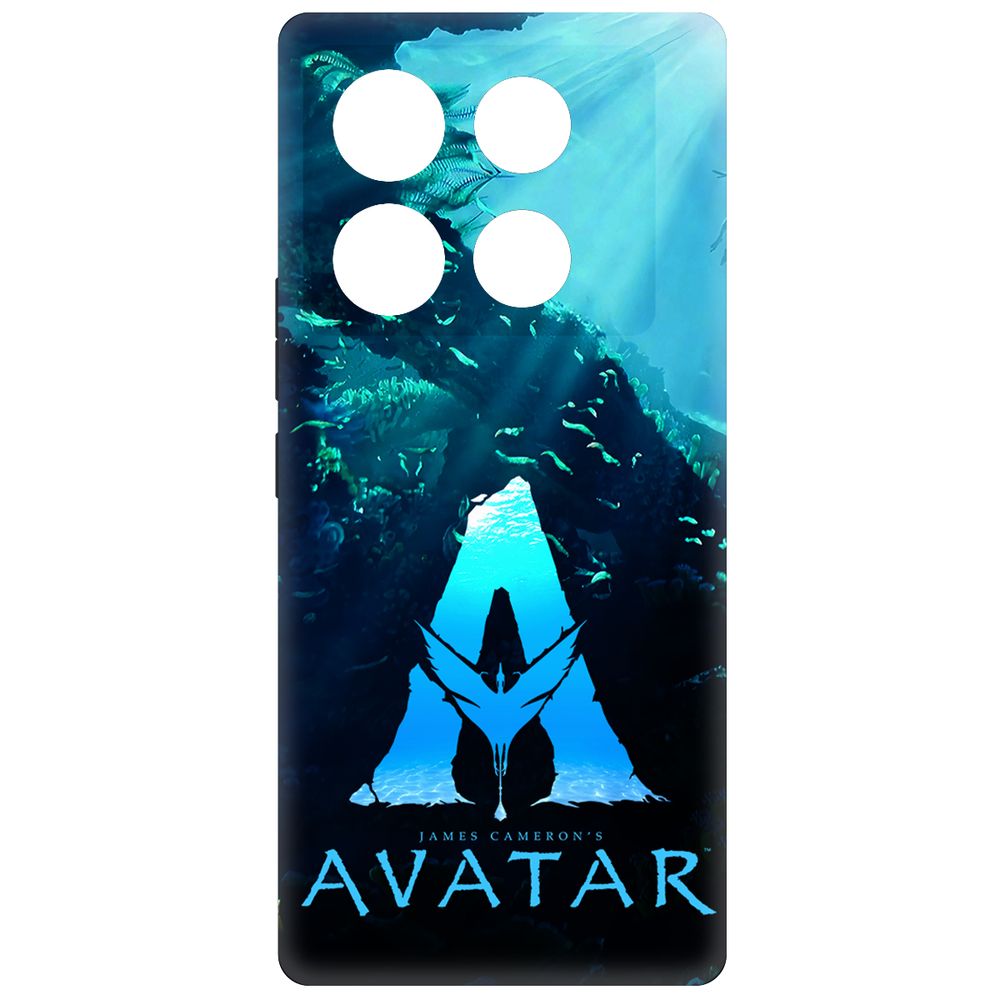 

Чехол-накладка Krutoff Soft Case Аватар - Цветное лого для INFINIX Note 40 Pro 5G черный