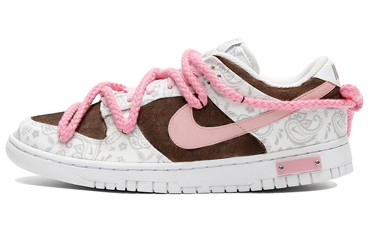 

Кеды унисекс Nike Dunk Low ess white paisley белые 39 EU, Белый, Dunk Low ess white paisley