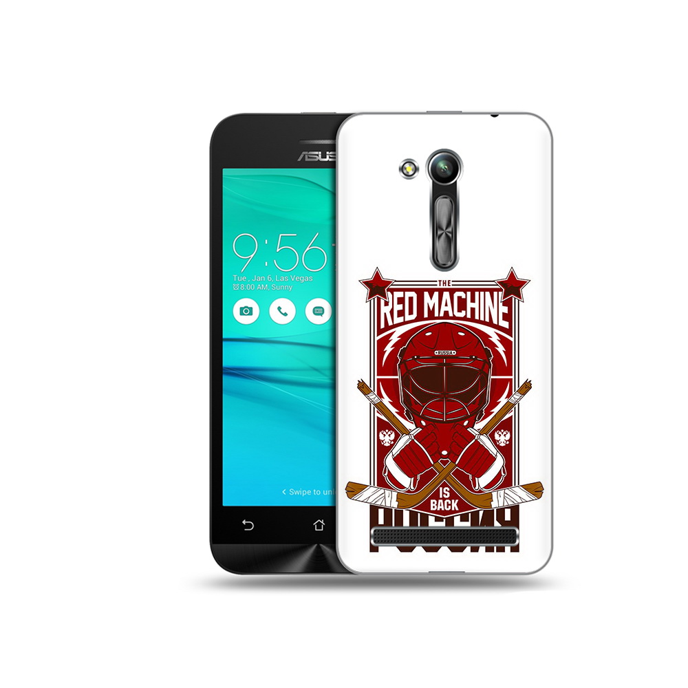 

Чехол MyPads Tocco для Asus ZenFone Go (ZB452KG) хоккей россия, Прозрачный, Tocco