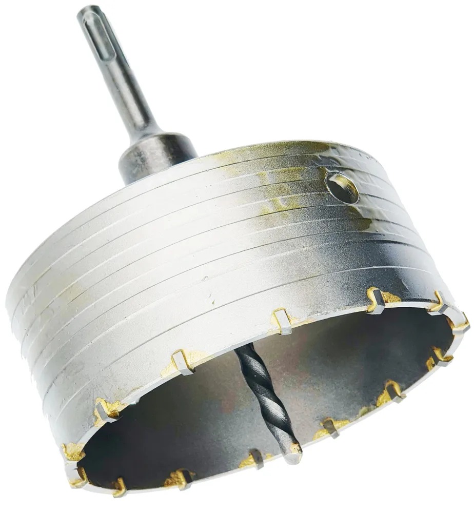 

Коронка SDS Plus 130 мм c хвостовиком СДС+ по бетону кирпичу камню, KSDSPP_130
