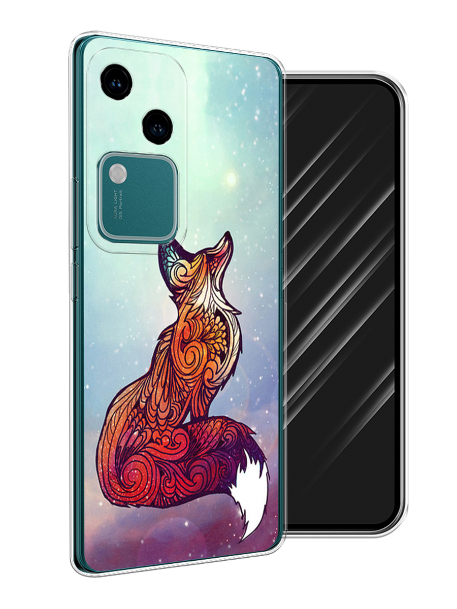 

Чехол Awog на Vivo V30/S18 "Лиса 1", Голубой;фиолетовый, 2610150-1