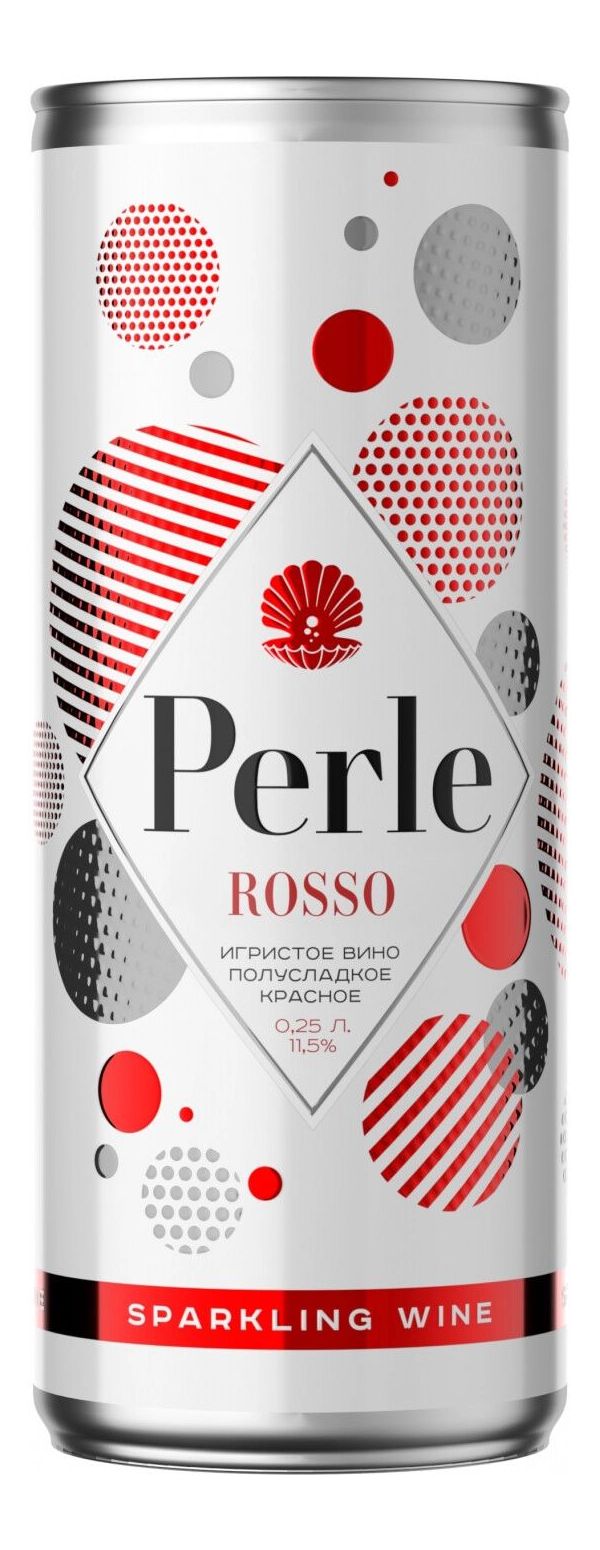 

Вино игристое La Petite Perle Rosso красное полусладкое 750 мл Россия