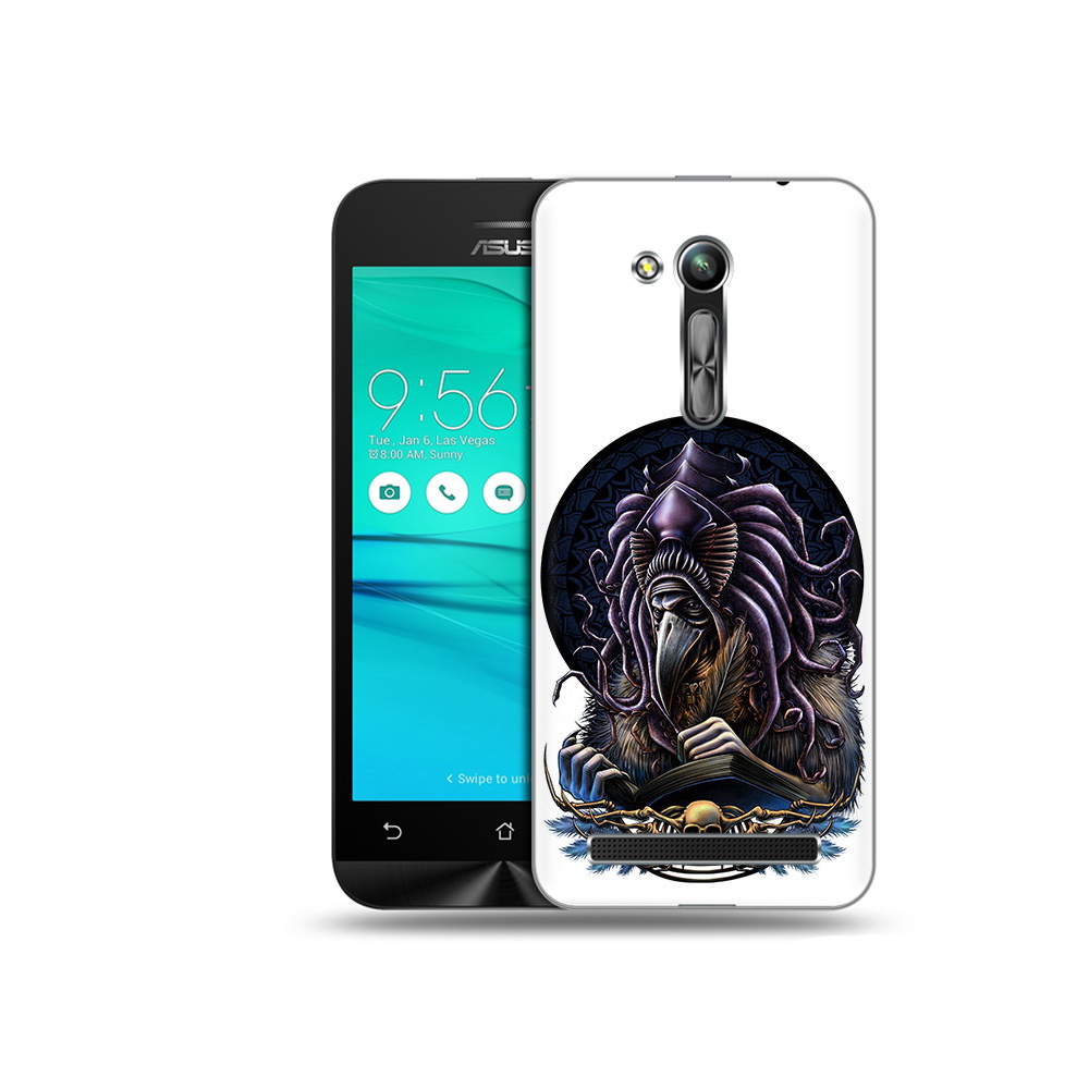 

Чехол MyPads Tocco для Asus ZenFone Go (ZB452KG) умный ворон, Прозрачный, Tocco
