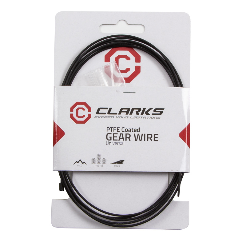 

Тросик W6021 перекл. МТВ/Road PRE-LUBE с ЧЕРНЫМ покрытием PTFE 1,1х2275мм CLARKS, Черный, W6021