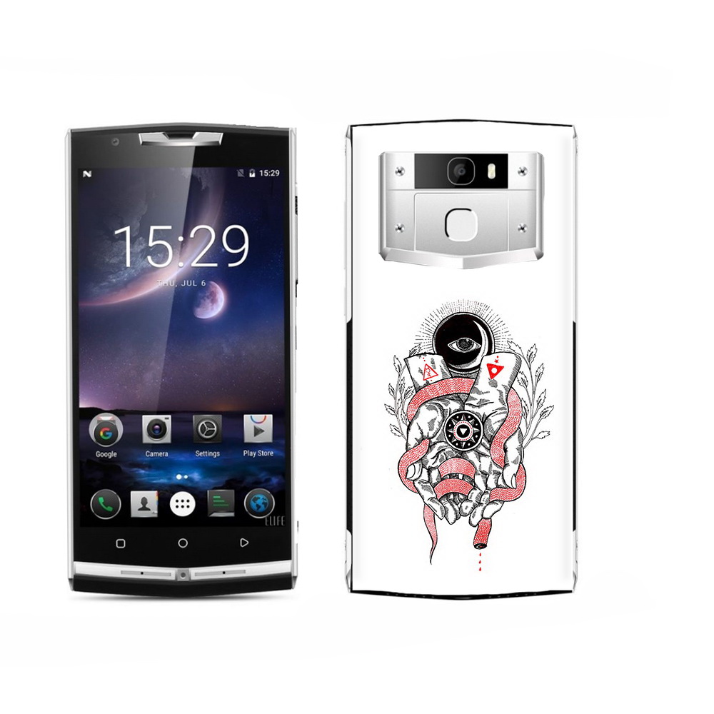 

Чехол MyPads Tocco для Oukitel K15 Plus абстрация связанные руки, Прозрачный, Tocco