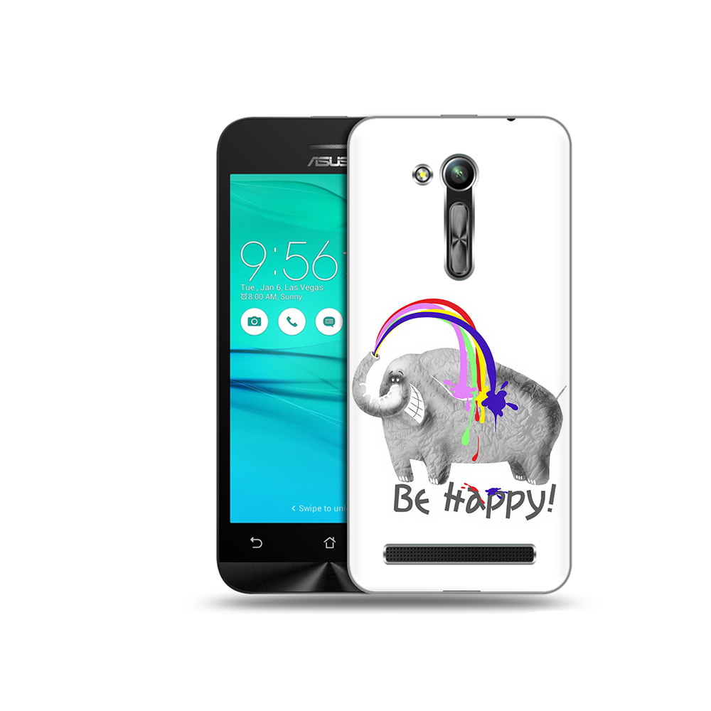 

Чехол MyPads Tocco для Asus ZenFone Go (ZB452KG) счастливый слон, Прозрачный, Tocco
