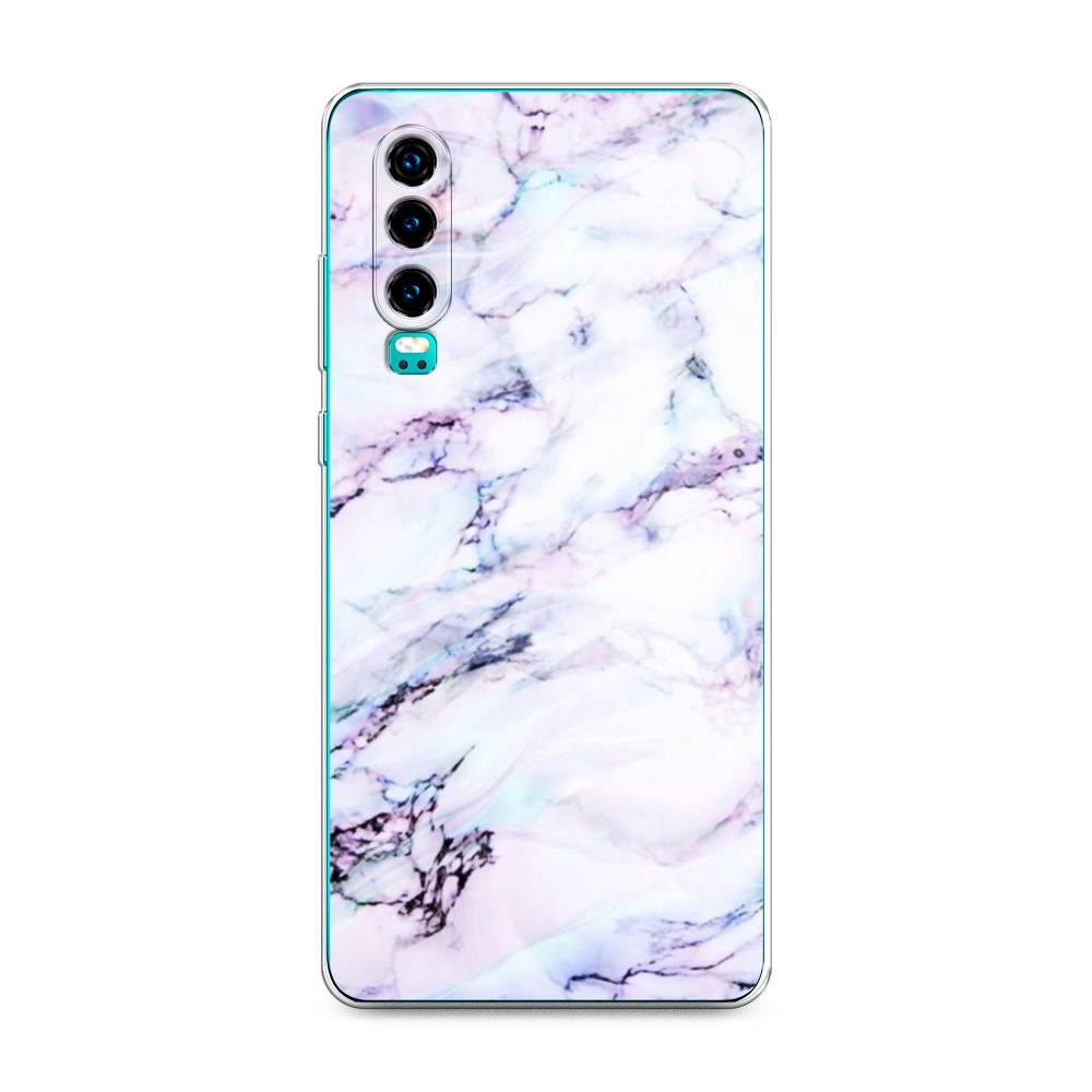 

Чехол на Huawei P30 "Радужный мрамор", Серый;фиолетовый, 68550-3