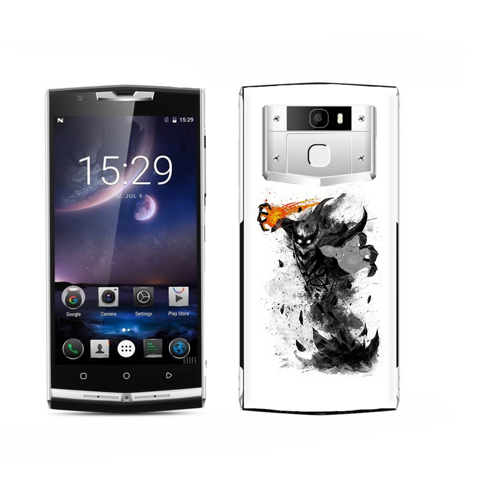 

Чехол MyPads Tocco для Oukitel K15 Plus nevermore черно белый, Прозрачный, Tocco