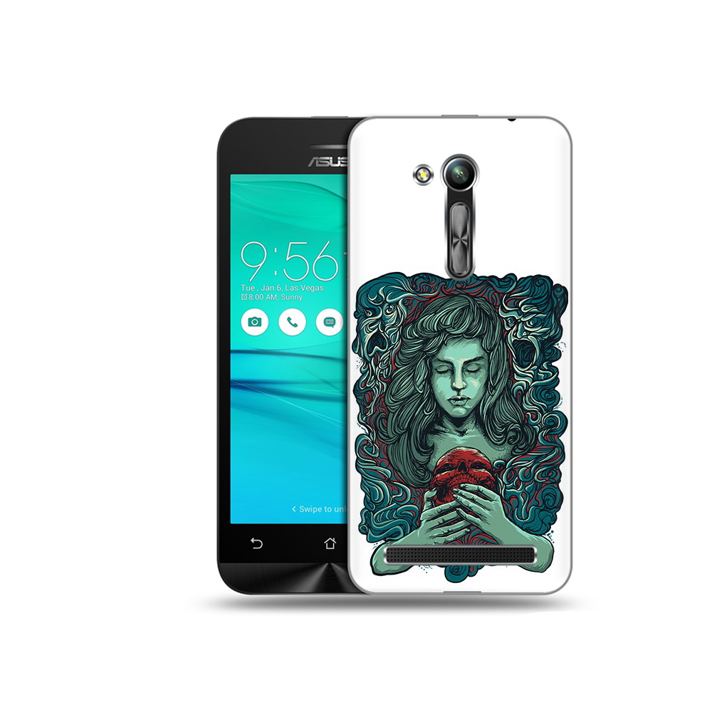 

Чехол MyPads Tocco для Asus ZenFone Go (ZB452KG) спящая девушка, Прозрачный, Tocco