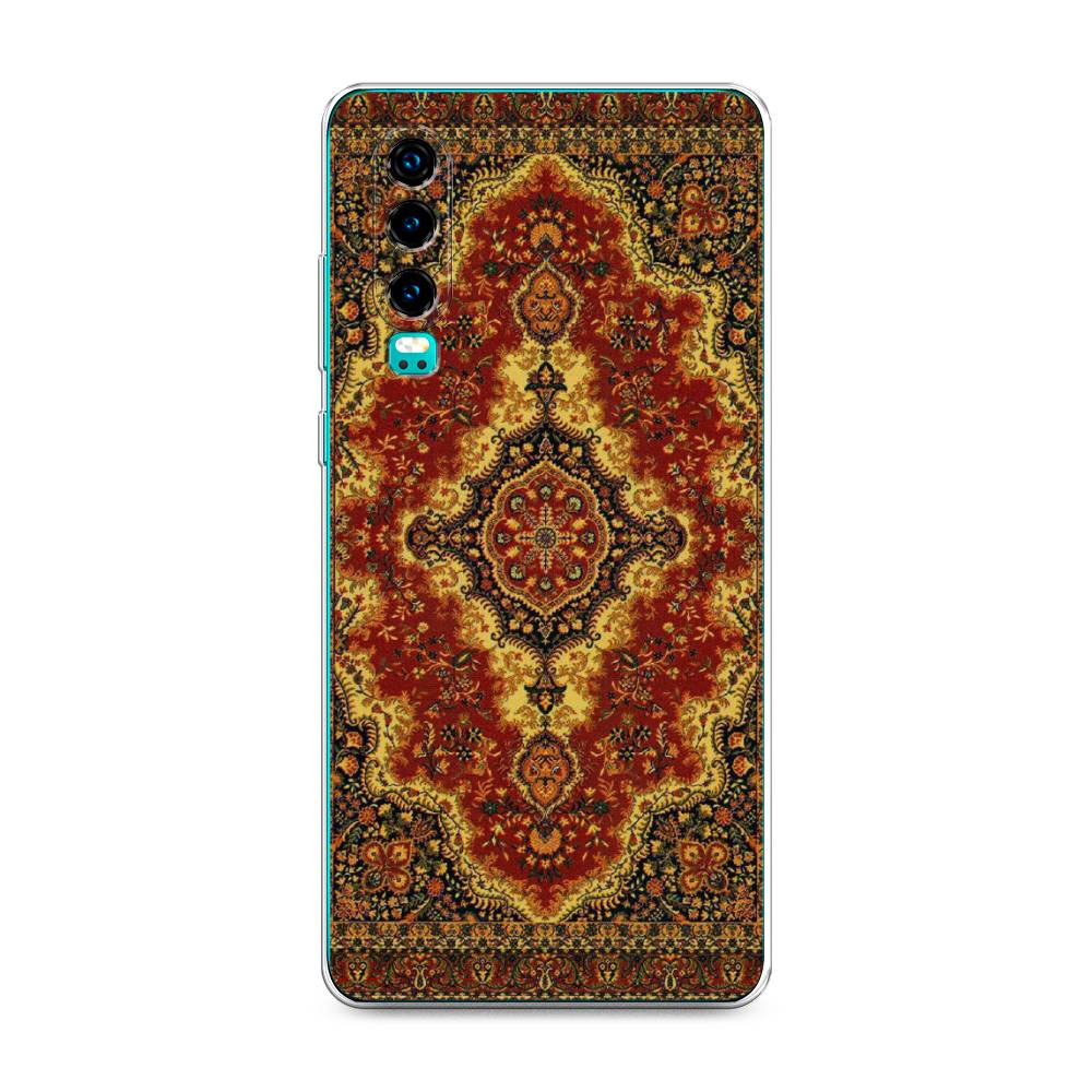 

Чехол на Huawei P30 "Ковер", Коричневый;золотистый;красный, 68550-3