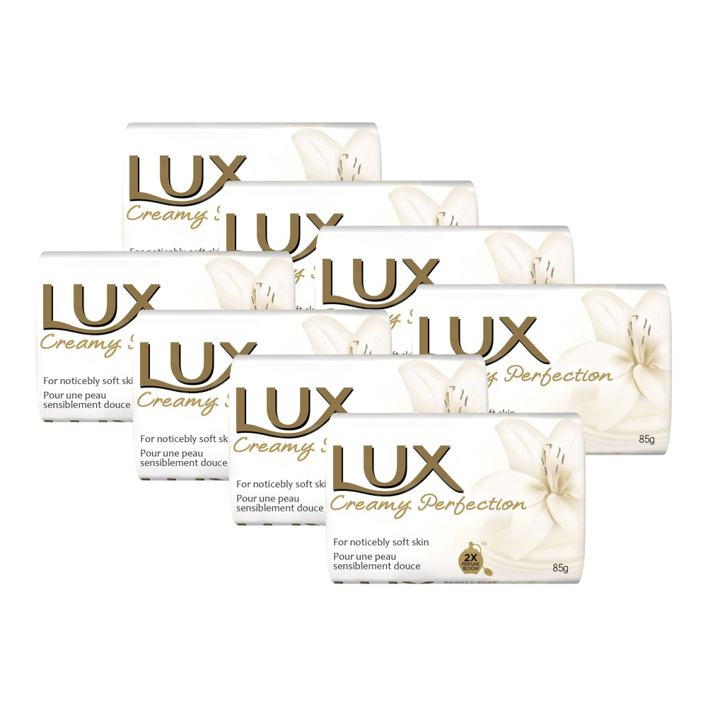 Комплект Мыло кусковое туалетное LUX Creamy Perfection Кремовое совершенство 85 г х 8 шт бизорюк кремовое мыло горный родник tambusun 150