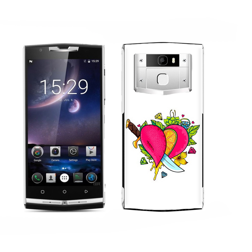 

Чехол MyPads Tocco для Oukitel K15 Plus Фруктовое сердце, Прозрачный, Tocco