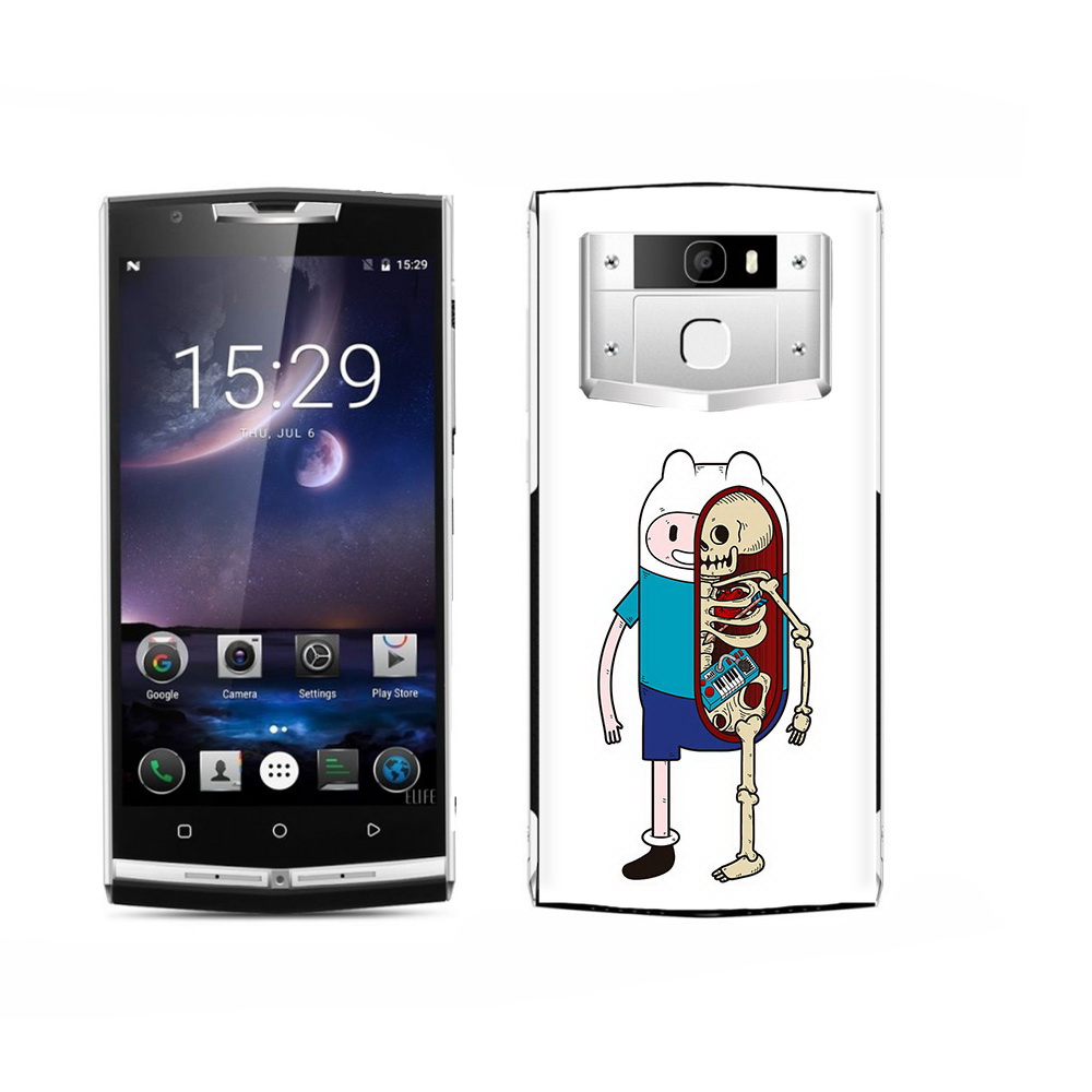 

Чехол MyPads Tocco для Oukitel K15 Plus Финн скелет, Прозрачный, Tocco