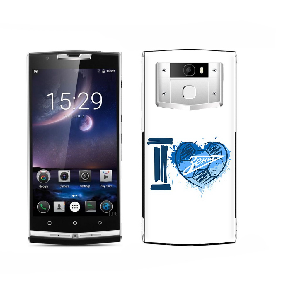 

Чехол MyPads Tocco для Oukitel K15 Plus ФК я люблю зенит, Прозрачный, Tocco