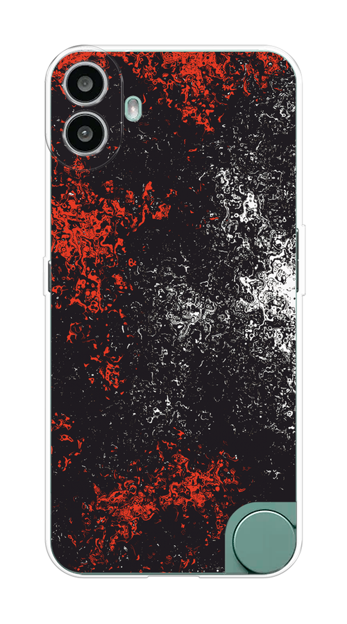 

Чехол на CMF Phone 1 "Монотипия", Красный;черный;белый, 3300450-1