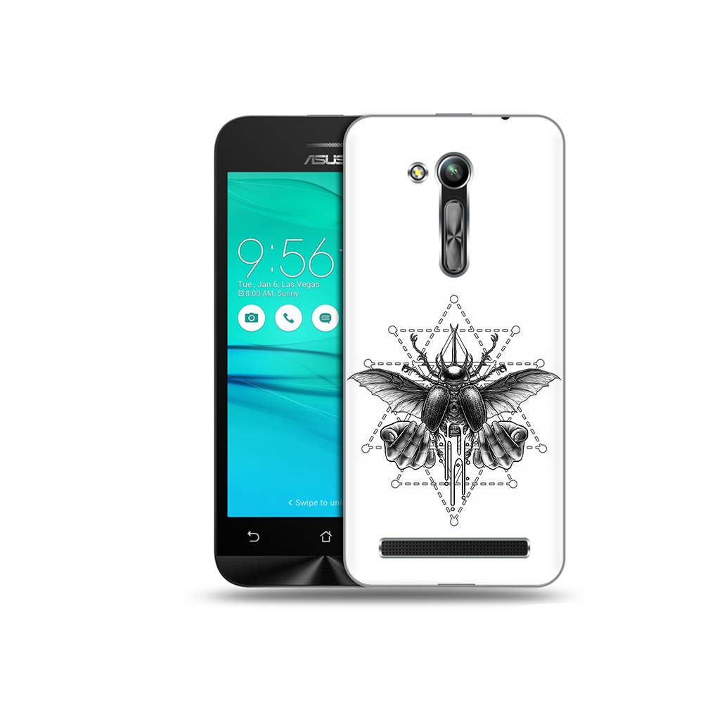 Чехол MyPads Tocco для Asus ZenFone Go (ZB452KG) скарабей