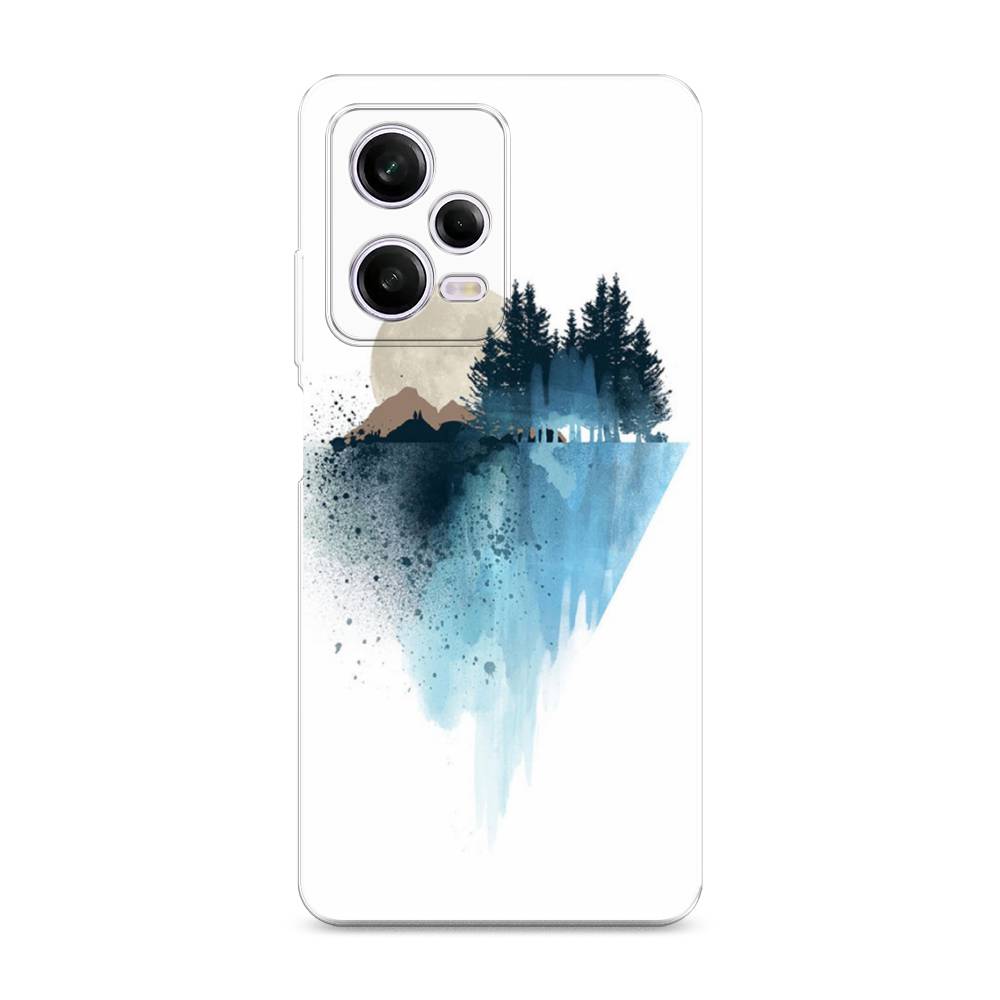 

Чехол Awog на Xiaomi Redmi Note 12 Pro "Горы 5", Голубой, 317050-4