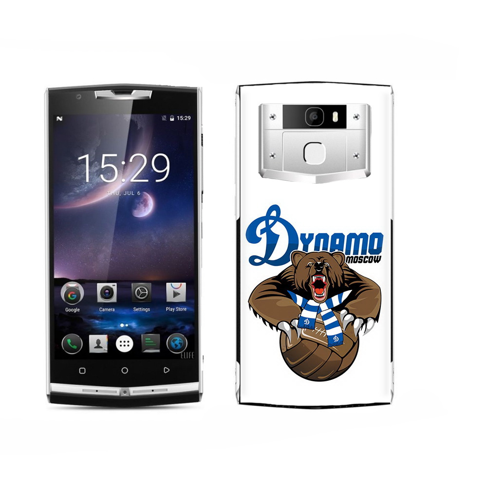 

Чехол MyPads Tocco для Oukitel K15 Plus ФК Динамо медведь, Прозрачный, Tocco