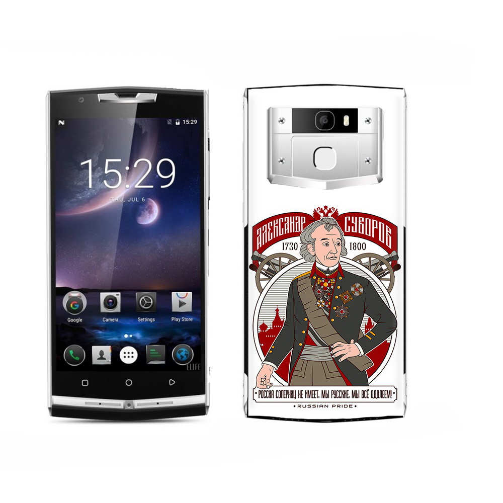 

Чехол MyPads Tocco для Oukitel K15 Plus Суворов, Прозрачный, Tocco