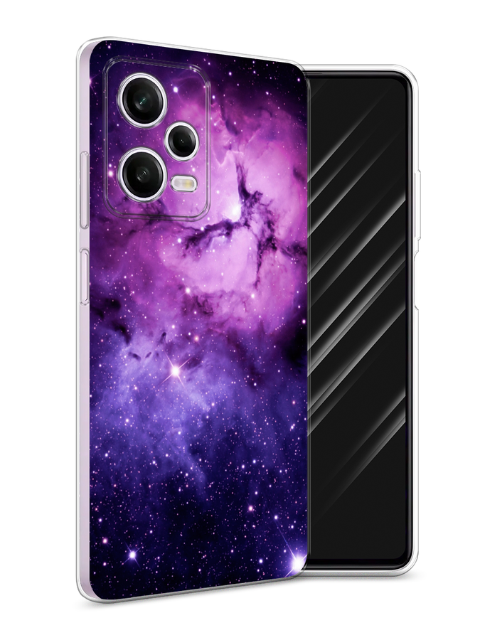 

Чехол Awog на Xiaomi Redmi Note 12 Pro "Космос 18", Фиолетовый, 317050-4